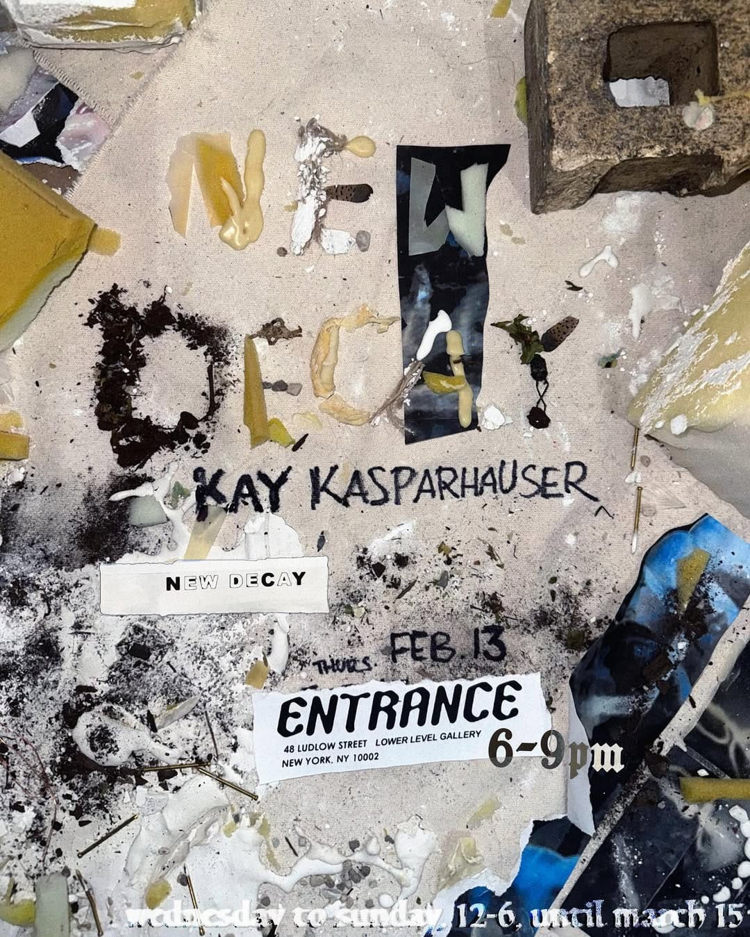 Press Release for New Decay by Kay Kasparhauser